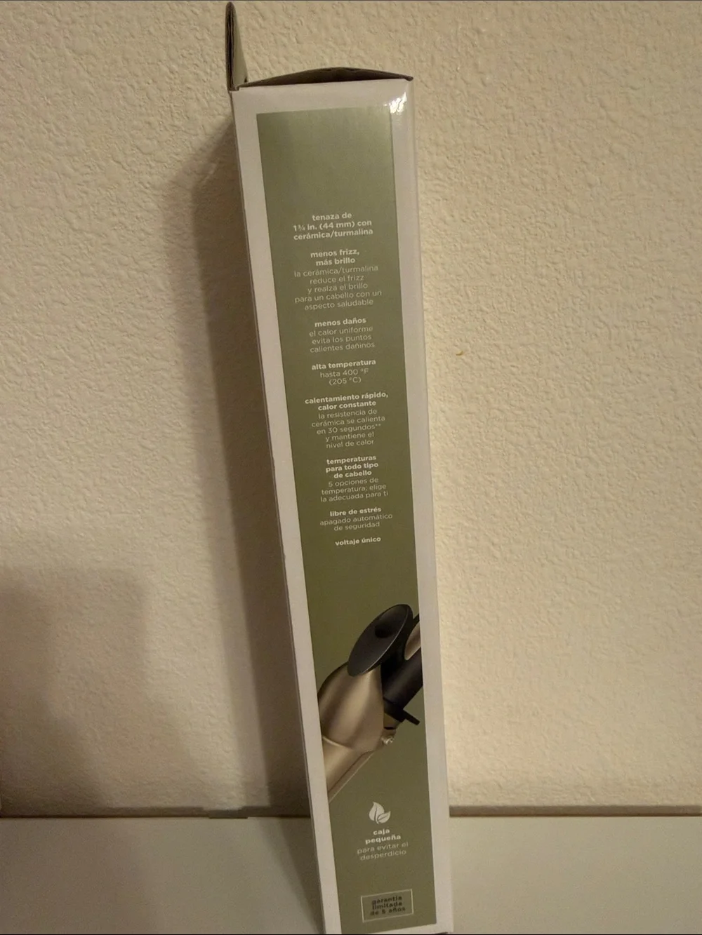 InfinitiPro Conair 1 3/4” Tourmaline Ceramic Curling Iron - Champagne/Black